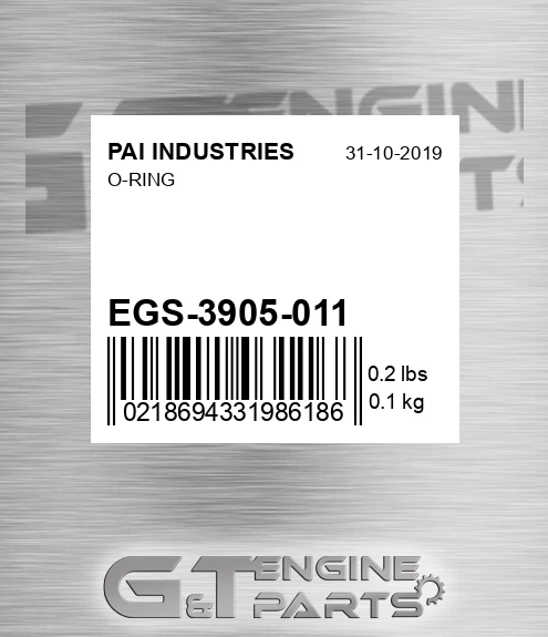 EGS-3905-011 O-ring