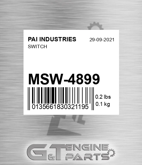 MSW-4899 Switch
