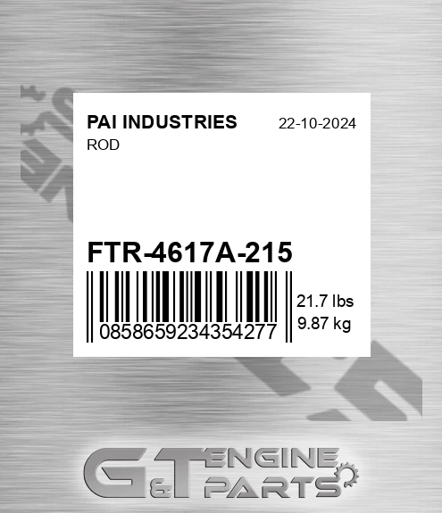 FTR-4617A-215 Rod