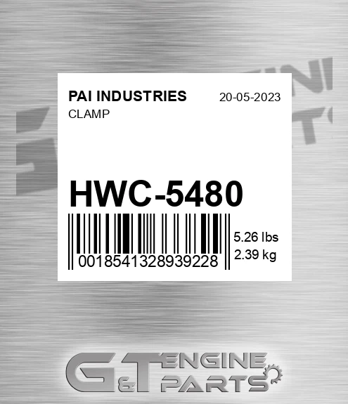 HWC-5480 Clamp