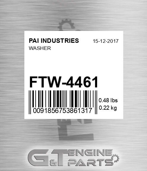 FTW-4461 Washer