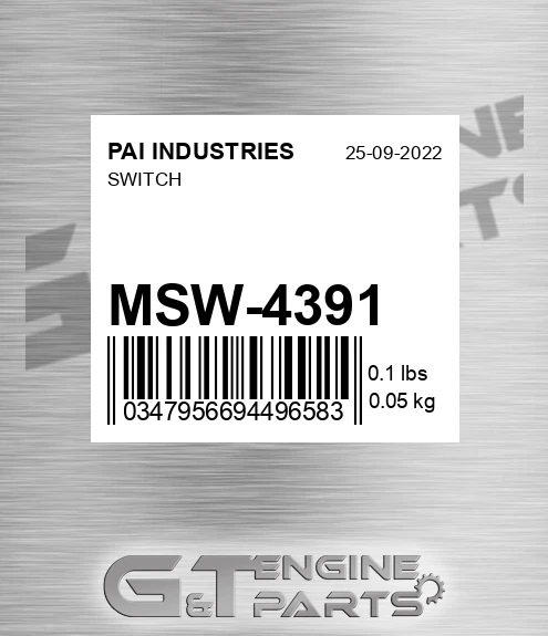MSW-4391 Switch