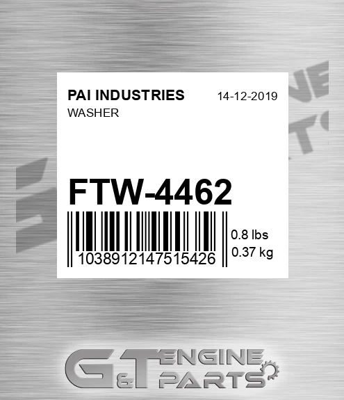 FTW-4462 Washer