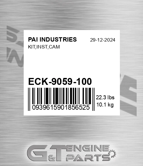 ECK-9059-100 Kit,inst,cam
