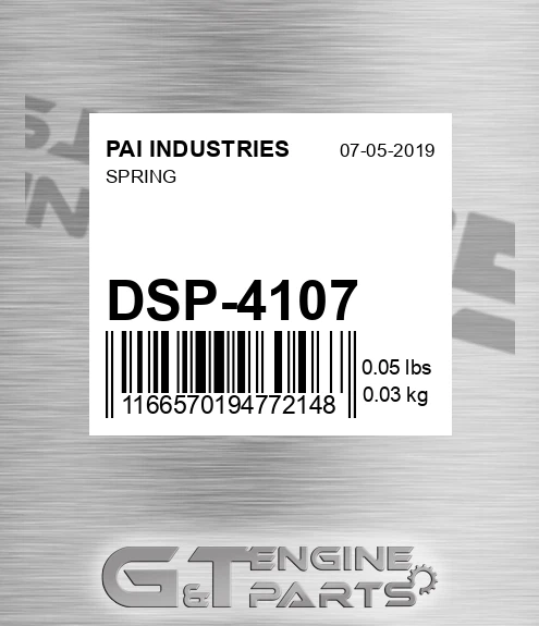DSP-4107 Spring