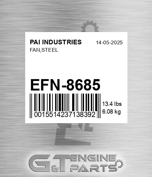 EFN-8685 Fan,steel