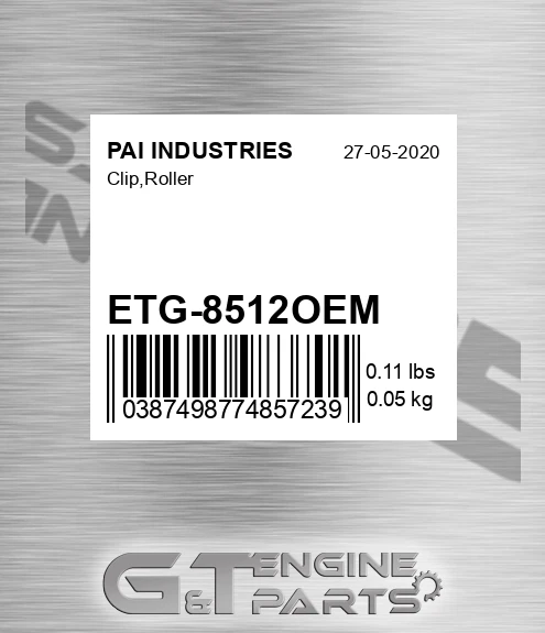 ETG-8512OEM Clip,roller