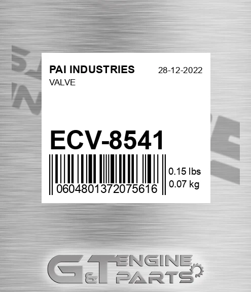 ECV-8541 Valve