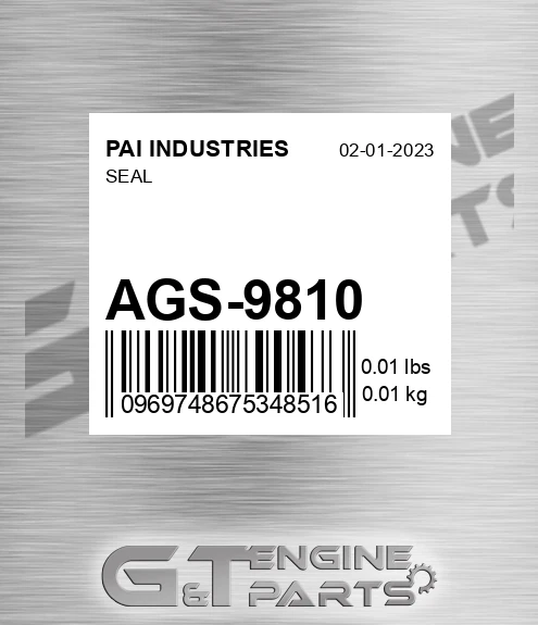 AGS-9810 Seal