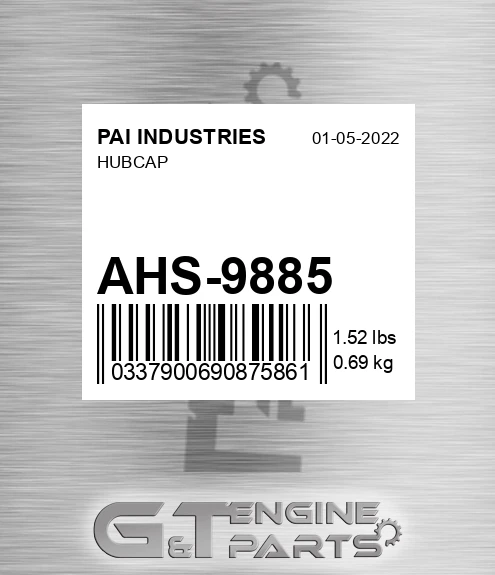 AHS-9885 Hubcap