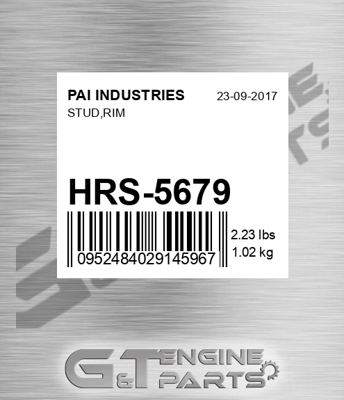 HRS-5679 Stud,rim