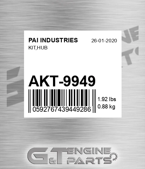 AKT-9949 Kit,hub