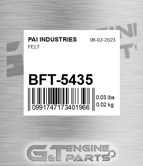 BFT-5435 Felt