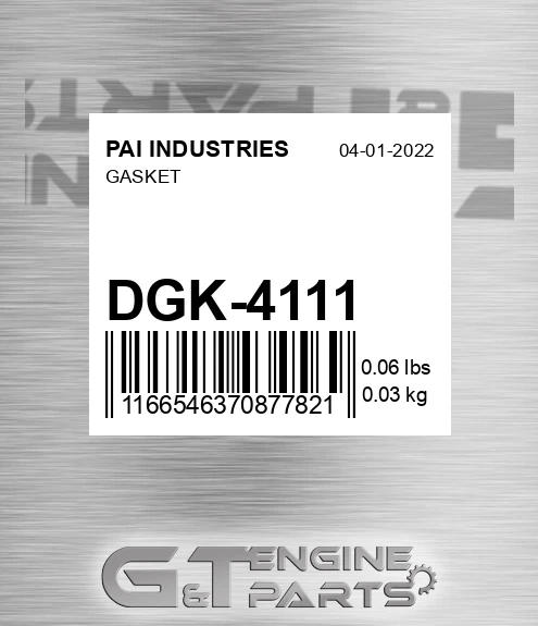 DGK-4111 Gasket