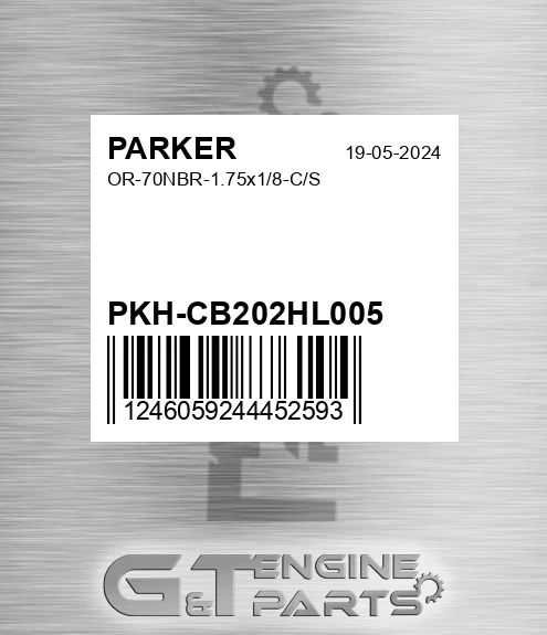 PKH-CB202HL005 Or-70nbr-1.75x1/8-c/s