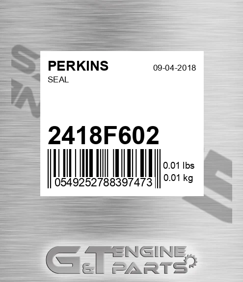 2418F602 Seal