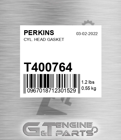 T400764 Cyl. Head Gasket for PERKINS