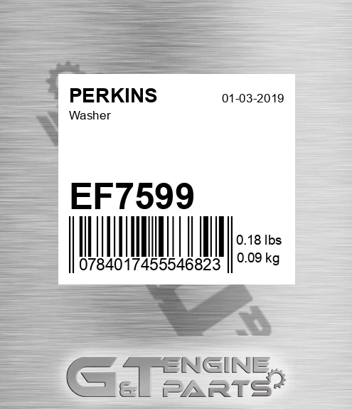 EF7599 Washer
