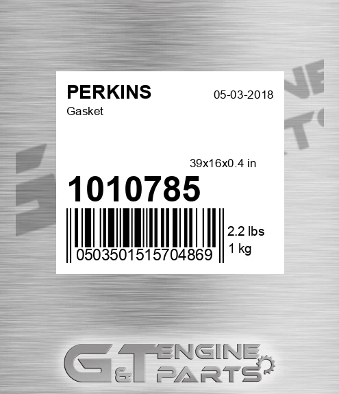 1010785 PERKINS Gasket