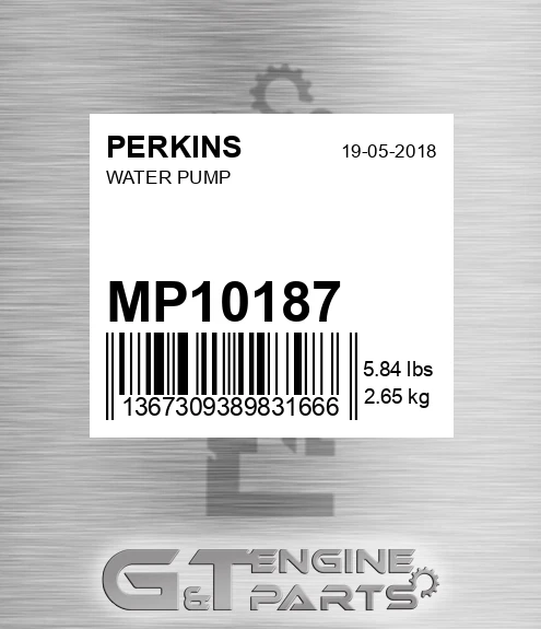 MP10187 PERKINS Water Pump