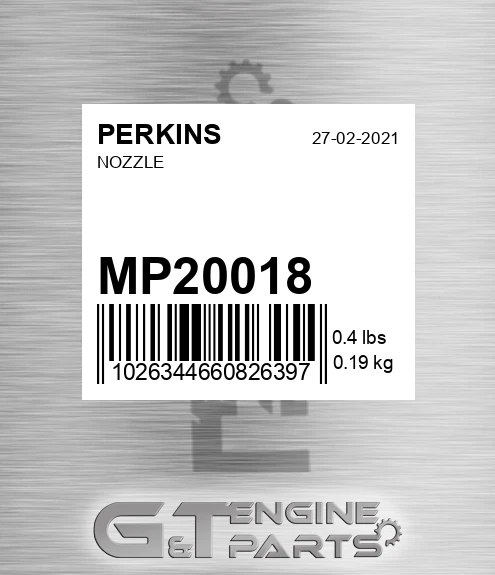 MP20018 Nozzle