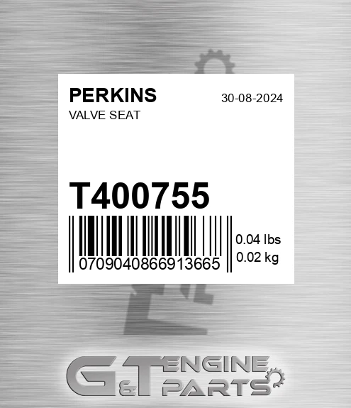 T400755 Valve Seat for PERKINS