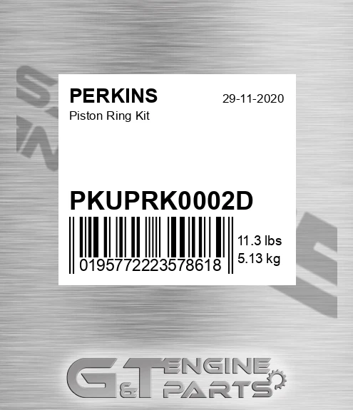 PKUPRK0002D Piston Ring Kit for PERKINS