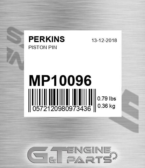 MP10096 Piston Pin