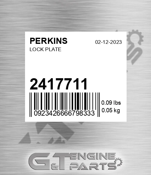 2417711 Lock Plate