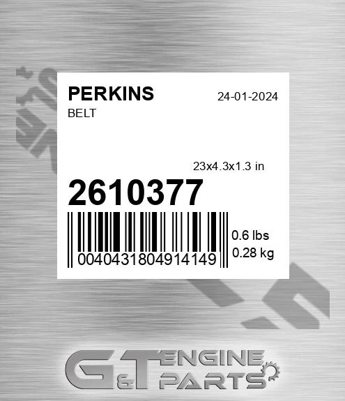 2610377 PERKINS Belt