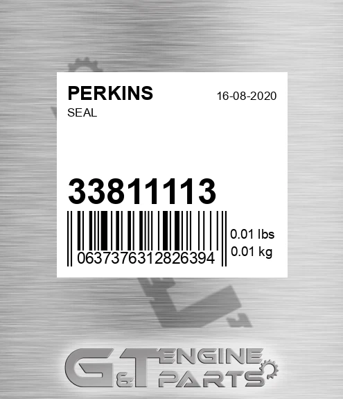 33811113 PERKINS Seal