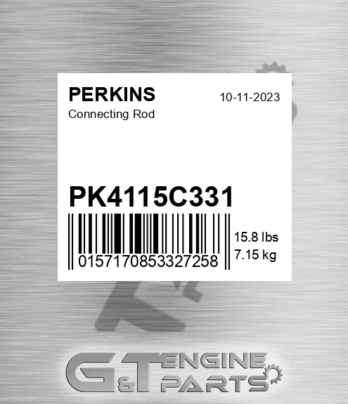 PK4115C331 Connecting Rod for PERKINS