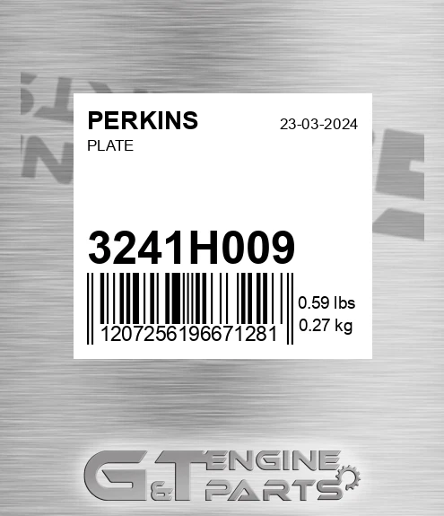 3241H009 Plate for PERKINS