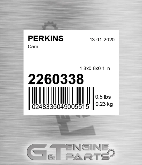 2260338 Cam for PERKINS
