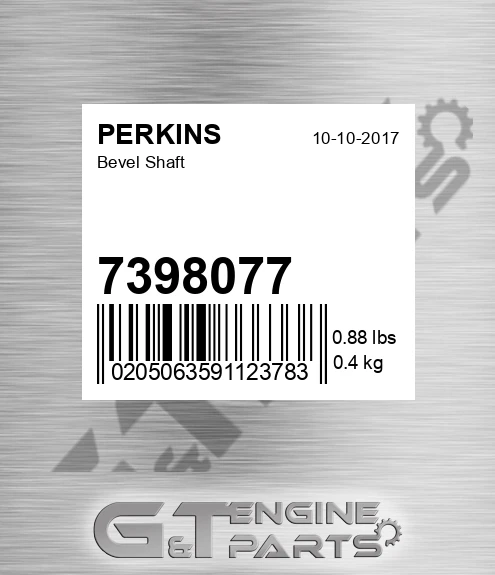7398077 Bevel Shaft