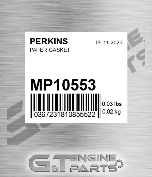 MP10553 Paper Gasket