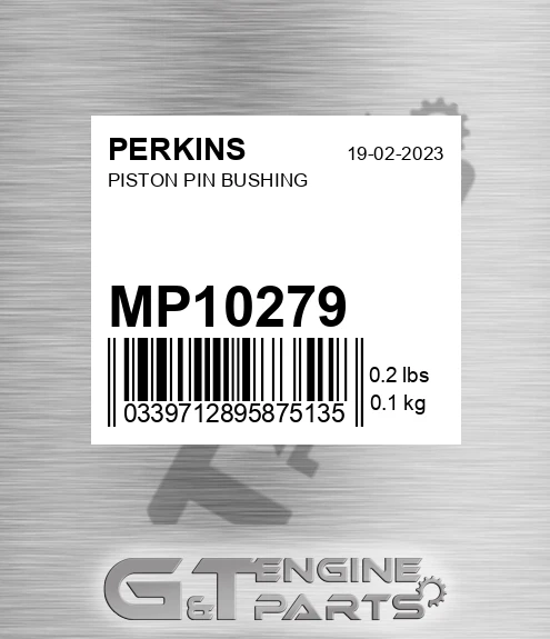 MP10279 Piston Pin Bushing