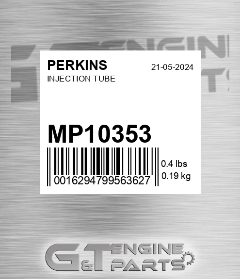 MP10353 Injection Tube