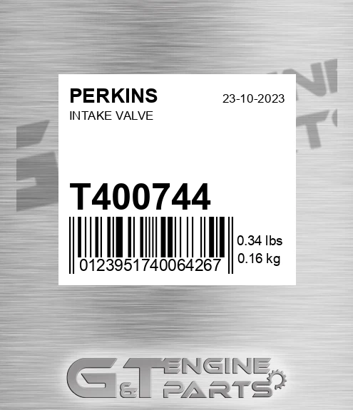 T400744 Intake Valve for PERKINS