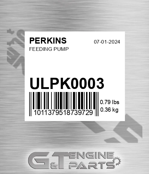 ULPK0003 Feeding Pump
