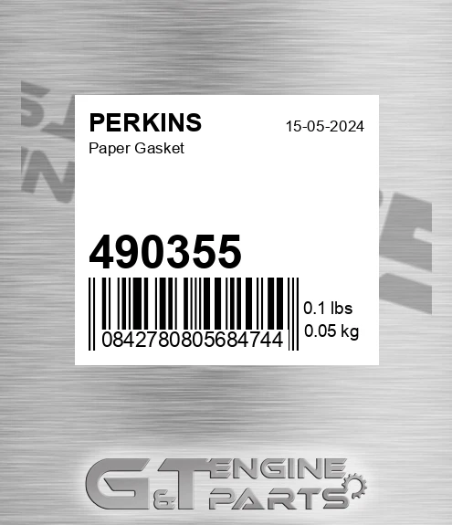490355 Paper Gasket