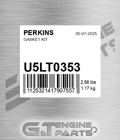 U5LT0353 Gasket Kit for PERKINS