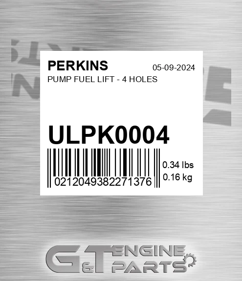 ULPK0004 Pump Fuel Lift - 4 Holes
