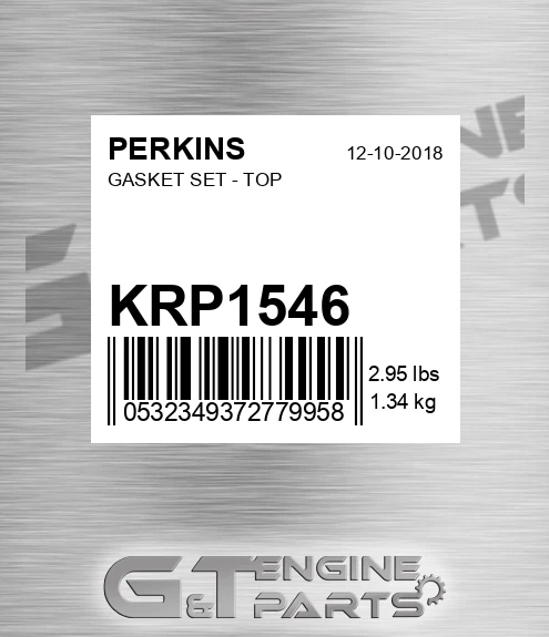 KRP1546 Gasket Set - Top