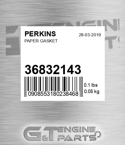 36832143 Paper Gasket