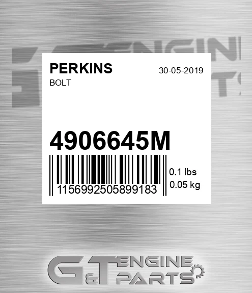 4906645M Bolt
