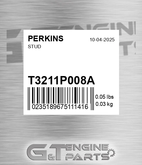 T3211P008A Stud