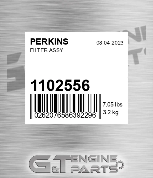 1102556 Filter Assy.