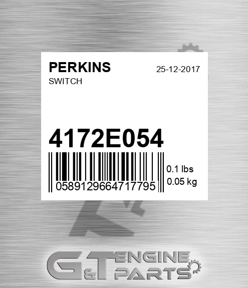 4172E054 Switch Oil Pressure for PERKINS