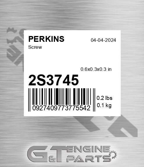 2S3745 Screw